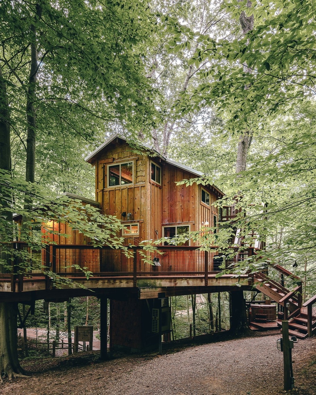 One of many Treehouse cabins available in Hocking Hills